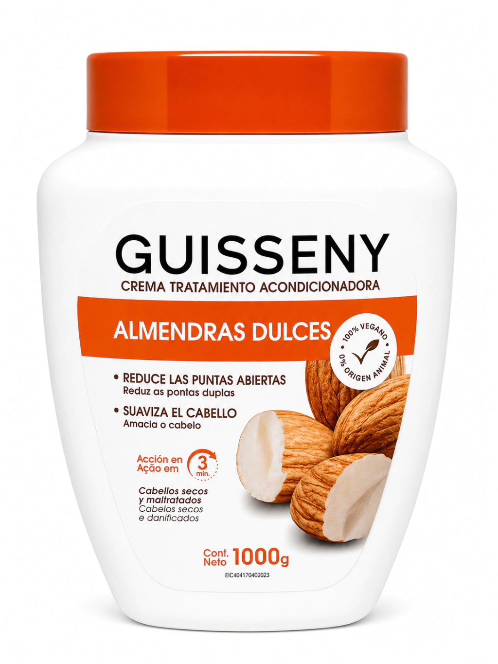 Mascara capilar Almendras dulces Guisseny 1Kg